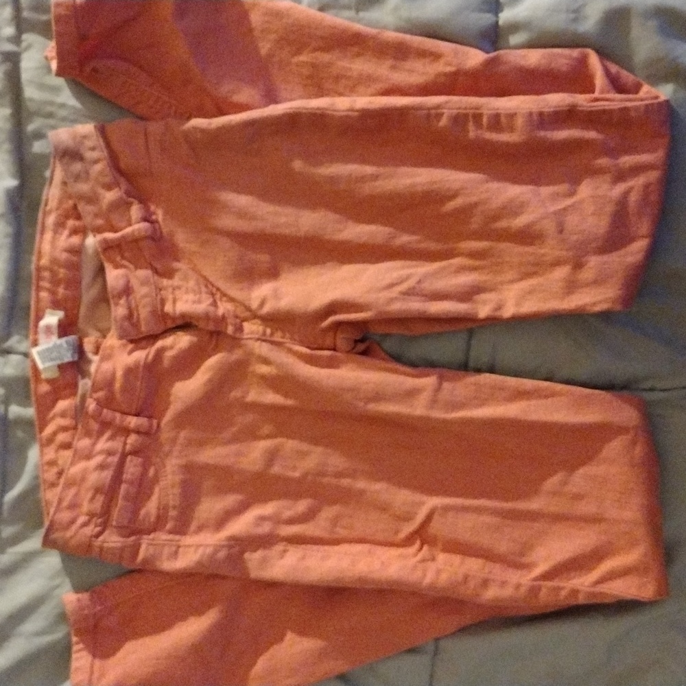 Junior girls Salmon colored jeans